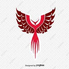 Red Phoenix Contour Phoenix Vector Decoration Vector Png Transparent Clipart Image And Psd File For Free Download Phoenix Vector Texture Vector Vector