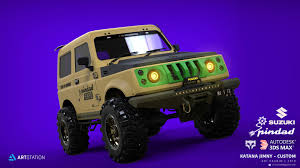 Jangan cuma mobil yang di modif tapi. Artstation Suzuki Samurai Katana Jimny Pindad Ari Fajrin