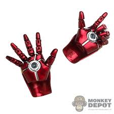 Gloves without the part that covering the fingers (pic.1). Monkey Depot Hands Hot Toys Iron Man Mark 50 Poseable Hands