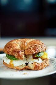 Top 10 Ideas For Amazing Croissant Sandwiches Top Inspired Recipes Breakfast Recipes Yummy Breakfast
