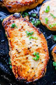 Pound pork chops with a meat mallet until thin and rub lightly with salt and pepper. Easy Baked Pork Chops Recipe Sweet Cs Designs