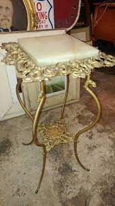 We did not find results for: Antique Brass Plant Stand W Marble Top Victorian Beautiful Long Valley Traders
