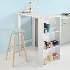 sobuy fwt17 w table haute de bar mange debout cuisine avec rangeme bar table dining table in kitchen white bar table