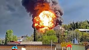 Toxic fumes in Russian Black Sea town after oil refinery attacks