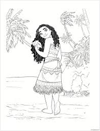 See more ideas about moana coloring pages, moana coloring, coloring pages. Princess Moana Cute Coloring Pages Coloring Pages Coloring Pages For Kids And Adults