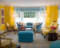 Brilliant ideas & tips for your tiny apartment. Color Code Yellow Blue And Yellow Living Room Yellow Living Room Yellow Home Decor