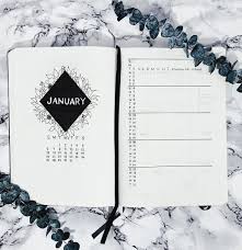 Black And White Bullet Journal Theme Pin On Bullet Journal