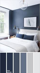 76 Enchanting Bedroom Color Schemes Color Chart Included 24 In 2020 Blue Bedroom Walls Blue Master Bedroom Grey Bedroom Colors