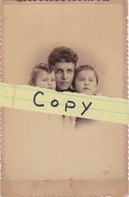 DUNHAM, FLORENCE OLIVIA BURNETT & SONS DONALD, LEON & WILLIAM,  PENNSYLVANIA, 2 identified photos