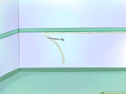 A typical wall is filled with the same color from the baseboard to the ceiling or crown molding. How To Paint A Wall Chair Rail 9 Steps With Pictures Wikihow