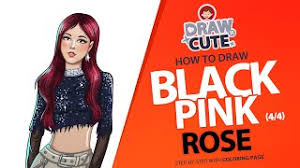How To Draw Rose Black Pink Easy Step By Step Drawing Tutorial With Coloring Page Youtube how to draw rose black pink easy step by step drawing tutorial with coloring page
