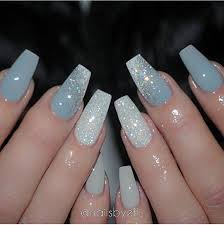 Nail polish colors are fun to play with any time of the year but can be especially fun during the winter. Acrylic Ideas Nails Sweet Winter Http Funcapitol Com Sweet Acrylic Nails Ideas For Winter 80 Blue Acrylic Nails Nails Nail Designs