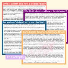 Cultural Diversity Calendar 2020 2021 Multicultural Holidays And Festivals