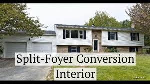 You may install large windows. Split Foyer Conversion To Two Story Interior Youtube