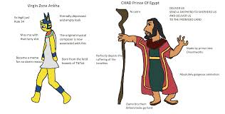 Virgin Zone Ankha VS CHAD Prince Of Egypt : rvirginvschad