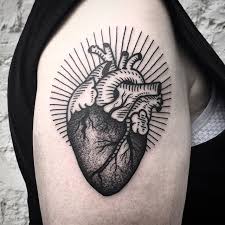 Designs include tribal hearts, sacred hearts, realistic hearts, winged hearts, locket hearts and many more. Wear Your Heart On Your Sleeve With These Anatomical Heart Tattoos Tattoodo