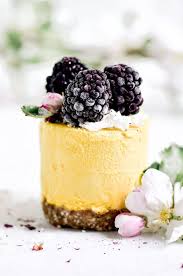 Raw Lemon Peach Vegan Cheesecakes Paleo Gluten Free Eats Food Processor Recipes Raw Desserts Paleo Recipes Dessert