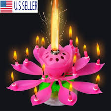 Birthday Cake Candles Sparklers Tesco Lotus Candle Birthday Flower Musical Rotating Floral Cake Candles Music Magic Lotus Birthday Candle Pink Candles Lotus Flower Candle