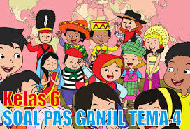 Download soal ulangan harian kelas 2 tema 6 semester 2. Soal Pas Uas Ganjil Kelas 6 Tema 4 Globalisasi Sanjayaops