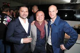 Thomas Loof, Pernille Loof at GEORG JENSEN Book Launch Honoring Murray Moss  Hosted by David Chu