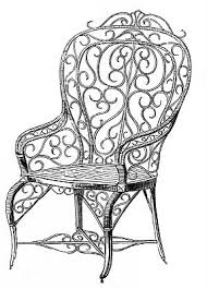Beach Chair Clipart Black And White Vintage Clip Art Wicker Garden Chair The Graphics Fairy Clip Art Vintage Wicker Decor Victorian Wicker