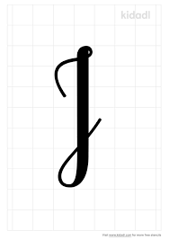 For anyone who wants to learn cursive letters, the first place to start is with cursive lowercase letters. Cursive Letter J Stencils Free Printable Letters Stencils Kidadl And Letters Stencils Free Printable Stencils Kidadl