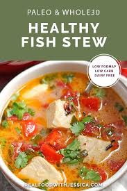 Paleo Whole30 Fish Stew Recipe Fish Stew Recipes Fish Stew Seafood Recipes