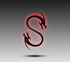 Hundreds of letter s images to choose from. Dragon Alphabet S Black Cool Dark English Red Shadow Sign Hd Wallpaper Peakpx