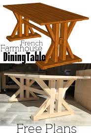 French Farmhouse Dining Table French Farmhouse Dining Table Farmhouse Dining Table Farmhouse Table Plans This table and benches are each complete with an.