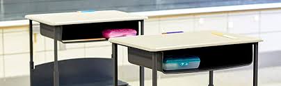 A pendulum footrest allows students to redirect excess energy and continue to move, even as they sit, providing ergonomic support, increasing comfort, and promoting cardiovascular health. Safco Alphabetter Desk 36 X 24 Dry Erase