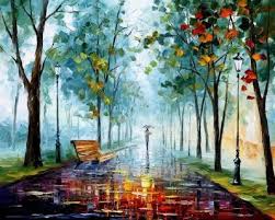 Artist L Afremov Size 30 X 24 Inches 75cm X 60cm This Print Is A True Piece Of Art High Definition Image Scanned From Original Ilustrasi Gambar Hiasan