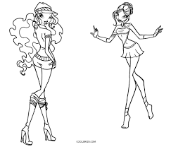 Winx club, the popular media franchise originating in italy, is a highly searched for coloring page subject in various countries. Free Printable Winx Coloring Pages For Kids