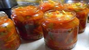 салат из капусты и перца на зиму без стерилизации Salat Na Zimu Bez Sterilizacii Artisan Food Pickling Recipes Canned Food
