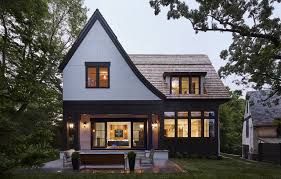 I started calling our new project our modern tudor when what looked like a traditional tudor from the outside looked far from a traditional tudor on the inside. Modern Tudor Crocus Hill Transitional Exterior Minneapolis By Charlie Co Design Ltd Houzz Au