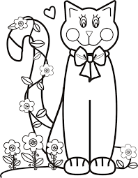 Coloring is not just for kids or artists anymore. Cat With Flowers Coloring Page Greatest Coloring Book Coloring Books Coloring Pages Coloring Book Art
