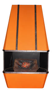 Floating wall mounted electric fireplace heater yellow ochre fire log mid century modern mcm 1960s 60s retro omnivntg 5 out of 5 stars (64) $ 1,200.00 free shipping add to favorites 1960s mid century firewood holder vintage punched black metal magazine stand rack ranch home decor fireplace log holder storage. Vintage Mid Century Modern Sears Roebuck Electric Fireplace Space Heater Orange Chairish
