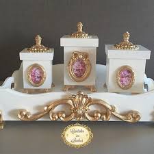 Kit Higiene Decor Quartodemenina Meninas Menina Decor Decoracao Kithigiene Kithigienebebe Portamaternidade Pla Caixas Decoradas Kit Higiene Decoracao