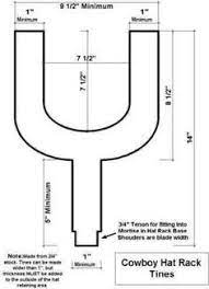 The Saw Horse Workshop How I Made It Cowboy Hat Rack Cowboy Hat Rack Hat Rack Diy Hat Rack
