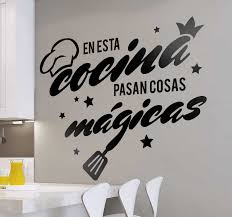 Para las paredes de la cocina opta por azulejos con diferentes estampados. Vinilos Para Pared De Cocina Decorativos Tenvinilo