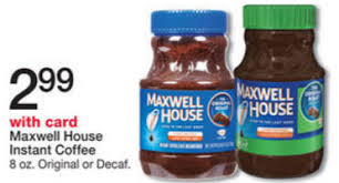 Walgreens Maxwell House Instant Coffee Only 1 97 Starting 12 27