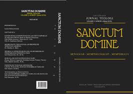 Buku ini diberi judul strategi inovatif: Strategi Pembelajaran Pendidikan Agama Kristen Sanctum Domine Jurnal Teologi