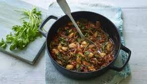 Greek Style Beans Recipe Recipe Recipes Bean Recipes Veggie Dinner