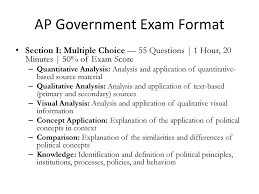 The ap psychology exam is all about testing students' knowledge of 14 key topics and fields of study in. Ap Government Exam Format Ppt Download