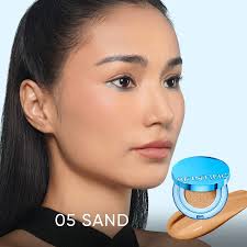 Shade Cushion Skintific Biru dan Gold untuk Kulit Sawo Matang