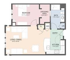 Embrace the beauty of living without walls. This Is A Cute Apartment Floor Plan Floor Plans Floor Plan Design Apartment Floor Plans