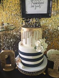 Dessert Table Graduation Party Travel Theme Black White And Gold Graduation Party Cake Gold Graduation Party Dessert Table Graduation Party