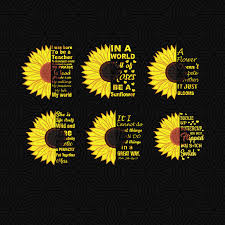 Welcome To My Happinessshop This Is An Instant Download File Included Svg Png Pdf Dxf And Eps Version In 2020 Sunflower Quotes Sunflower Pictures Daisy Painting