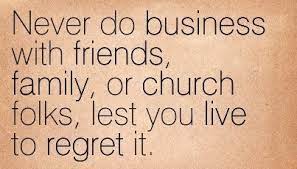 When Friends Do Business Elsewhere