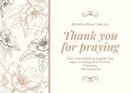 But the support we get from our friends and family is enough to help us endure the difficult time we're in. Free Printable Funeral Thank You Card Templates To Customize Canva