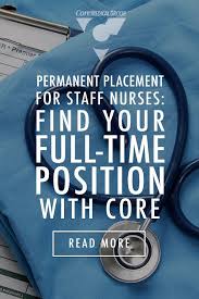 When You Re Looking For A New Full Time Position In A Hospital Or Other Healthcare Facility It Helps To Have Someone In Your Co Nurse Nursing Jobs Positivity